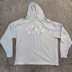 Easily Distracted By Cats Pastel Print Grey Hoodie